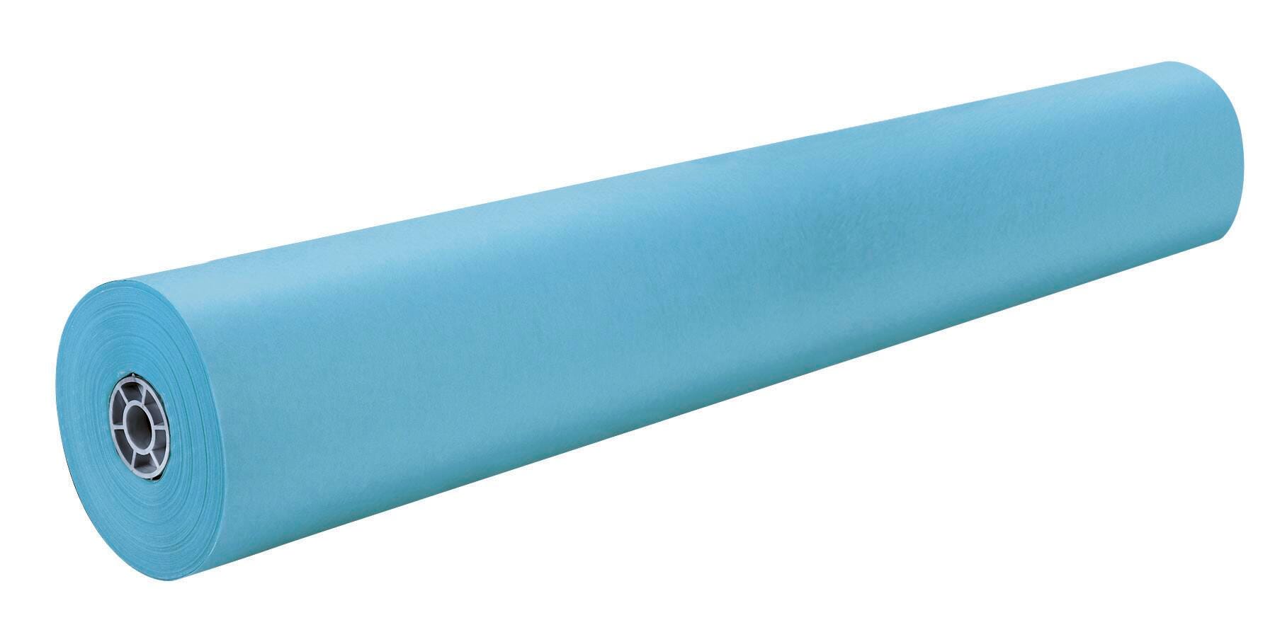 Rainbow Kraft Duo-Finish Kraft Paper Roll, 40 lb, 36 Inches x 1000 Feet, Sky Blue 076580